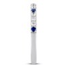 Thumbnail Image 2 of Vera Wang WISH Diamond & Sapphire Band 1/4 ct tw 14K White Gold