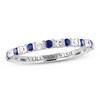 Thumbnail Image 0 of Vera Wang WISH Diamond & Sapphire Band 1/5 ct tw 14K White Gold