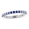 Thumbnail Image 0 of Vera Wang WISH Natural Sapphire Anniversary Band 14K White Gold