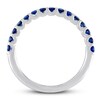 Thumbnail Image 1 of Vera Wang WISH Natural Sapphire Anniversary Band 14K White Gold