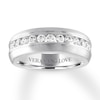 Thumbnail Image 1 of Vera Wang LOVE Men's Band 1 ct tw Diamonds 14K White Gold