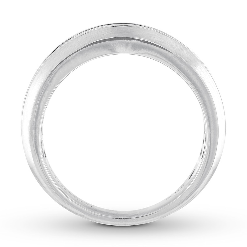 Main Image 2 of Vera Wang LOVE Men's Band 1 ct tw Diamonds 14K White Gold
