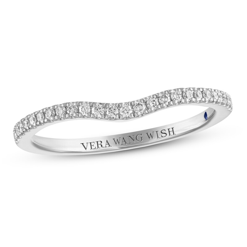 Vera Wang WISH Diamond Anniversary Ring 1/6 ct tw Round 14K White Gold