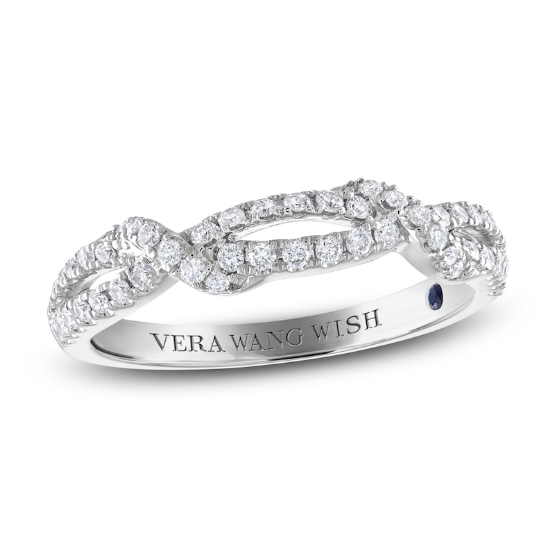 Vera Wang WISH Diamond Ring 1/3 ct tw Round 14K White Gold