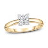 Thumbnail Image 0 of Diamond Solitaire Engagement Ring 3/8 ct tw Princess 14K Yellow Gold (I2/I)