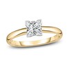 Thumbnail Image 1 of Diamond Solitaire Engagement Ring 3/8 ct tw Princess 14K Yellow Gold (I2/I)