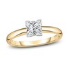 Thumbnail Image 0 of Diamond Solitaire Engagement Ring 3/8 ct tw Princess 14K Yellow Gold (I2/I)