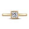 Thumbnail Image 2 of Diamond Solitaire Engagement Ring 3/4 ct tw Bezel-Set Princess 14K Yellow Gold (I2/I)