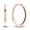 Thumbnail Image 0 of Polished Square Hoop Earrings 14K Rose Gold 18mm