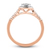 Thumbnail Image 2 of Diamond Engagement Ring 3/8 ct tw Round 14K Rose Gold