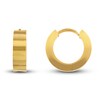 Thumbnail Image 2 of Huggie Earrings Gold Ion-Plated Stainless Steel 15mm