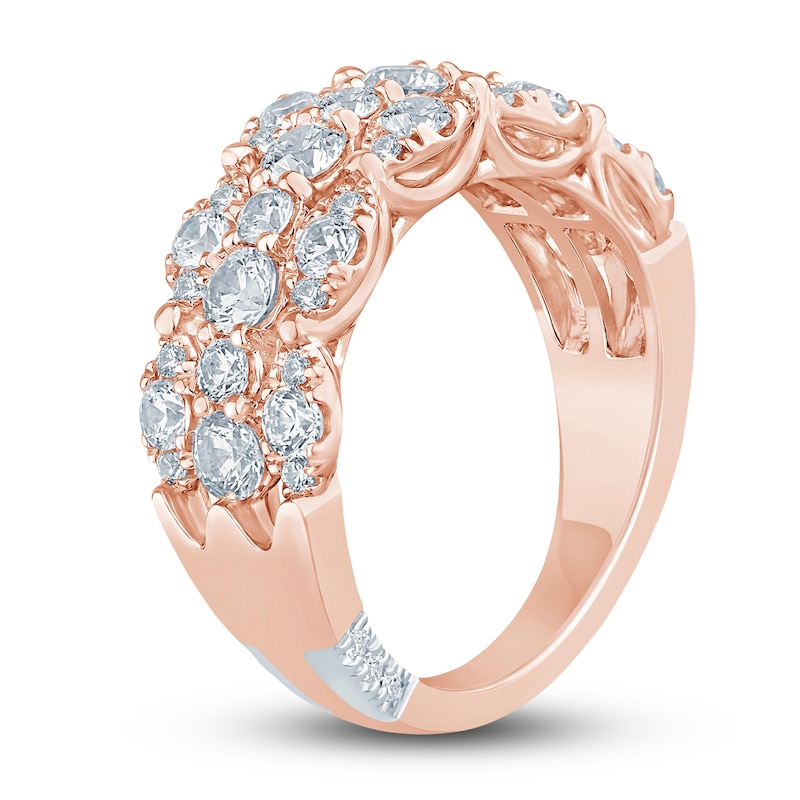 Main Image 2 of Pnina Tornai Lab-Grown Diamond Anniversary Band 1-3/4 ct tw Round 14K Rose Gold