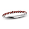 Thumbnail Image 1 of Juliette Maison Natural Garnet Eternity Ring 10K White Gold