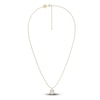 Thumbnail Image 2 of Juliette Maison Natural White Sapphire Pendant Necklace 10K Yellow Gold