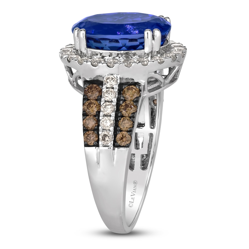 Main Image 3 of Le Vian Natural Tanzanite Ring 1 ct tw Diamonds 14K Vanilla Gold