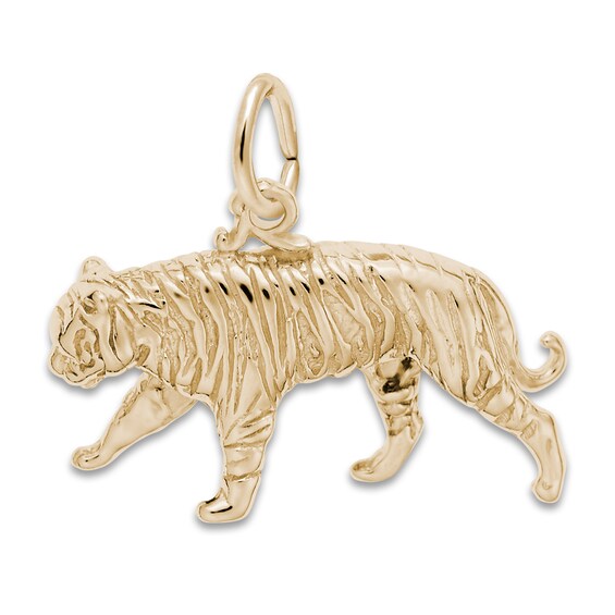 Jared The Galleria Of Jewelry Tiger Charm 14K Yellow Gold