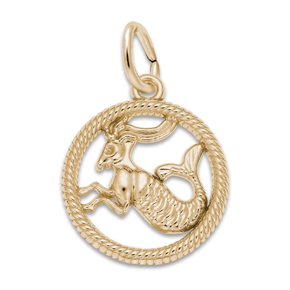 Jared The Galleria Of Jewelry Capricorn-Goat Charm 14K Yellow Gold