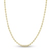 Thumbnail Image 1 of Semi-Solid Puffy Mariner Link Necklace 14K Yellow Gold 18"