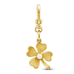 Charm'd by Lulu Frost 10K Yellow Gold Cultured Pearl Luck and Wisdom Charm