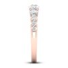 Thumbnail Image 3 of Graduated Diamond Anniversary Band 1 ct tw Round 14K Rose Gold