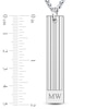 Thumbnail Image 2 of Men's Engravable Pendant Necklace Yellow Gold-Plated Sterling Silver 22"