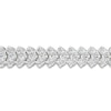 Thumbnail Image 2 of Lab-Grown Diamond Tennis Bracelet 16 ct tw Pear 14K White Gold 7.25"