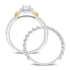 Thumbnail Image 3 of Y-Knot Diamond Bridal Set 3/4 ct tw Princess/Round 14K Two-Tone Gold