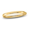 Thumbnail Image 3 of Domed Omega Bracelet 14K Yellow Gold 7" 6.0mm