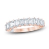 Thumbnail Image 0 of Pnina Tornai Lab-Created Diamond Anniversary Band 2 ct tw Emerald 14K Rose Gold