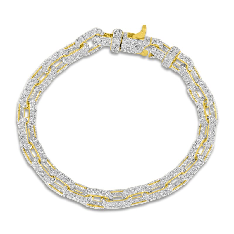 Men's 1/2 ct. tw. Diamond Bracelet in 10K Yellow Gold