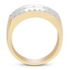 Thumbnail Image 3 of Men's Diamond Anniversary Ring 1-1/2 ct tw Round 14K Yellow Gold