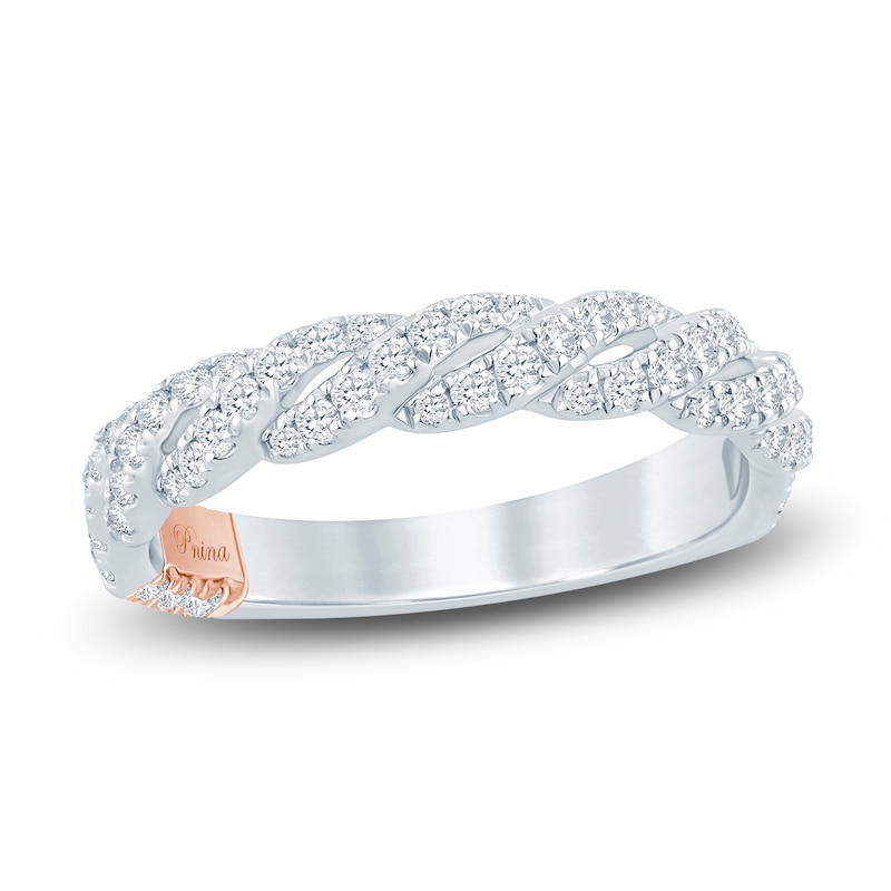 Main Image 1 of Pnina Tornai Lab-Grown Diamond Anniversary Ring 1/2 ct tw Round 14K White Gold
