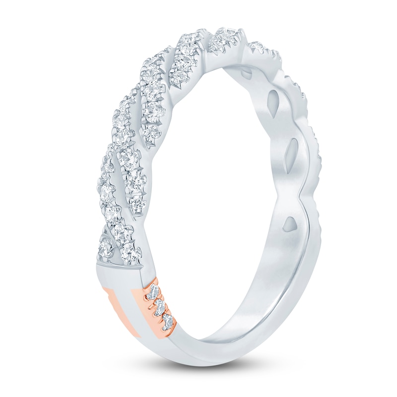 Main Image 2 of Pnina Tornai Lab-Grown Diamond Anniversary Ring 1/2 ct tw Round 14K White Gold