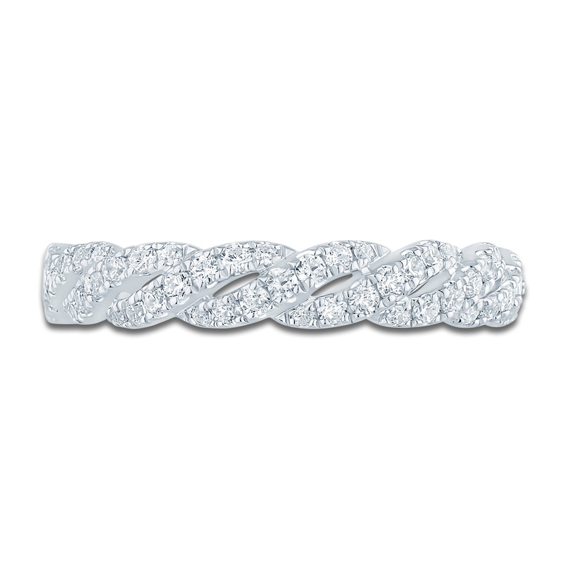 Main Image 3 of Pnina Tornai Lab-Grown Diamond Anniversary Ring 1/2 ct tw Round 14K White Gold