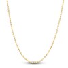 Thumbnail Image 1 of Solid Beaded Chain Necklace 14K Yellow Gold 24" 2.0mm