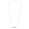 Thumbnail Image 3 of Solid Beaded Chain Necklace 14K Yellow Gold 24" 2.0mm