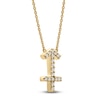 Thumbnail Image 2 of Diamond Sagittarius Necklace 1/10 ct tw Round 14K Yellow Gold 16.75"