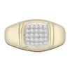 Thumbnail Image 3 of Men's Diamond Ring 1/4 ct tw Round 14K Yellow Gold