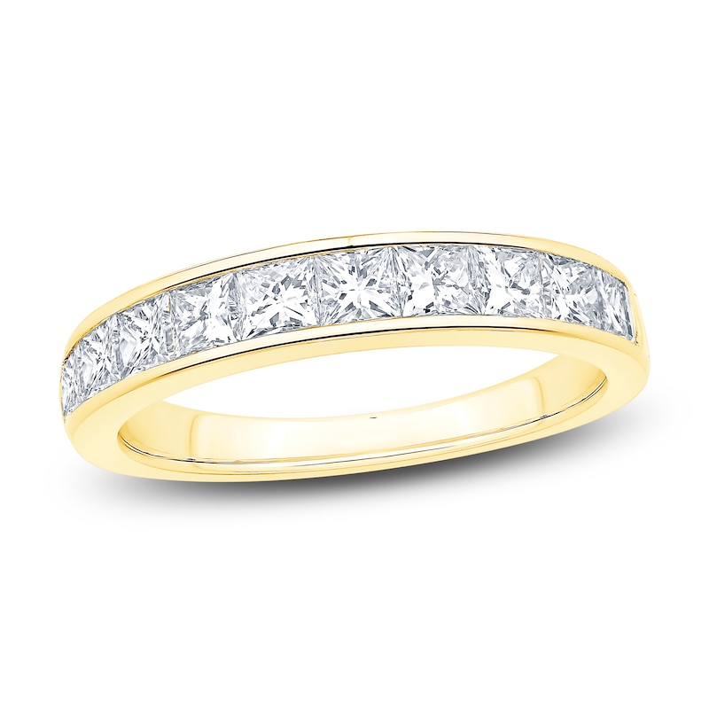 Main Image 1 of Diamond Anniversary Band 1-1/2 ct tw Princess 14K Yellow Gold