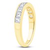 Thumbnail Image 2 of Diamond Anniversary Band 1-1/2 ct tw Princess 14K Yellow Gold