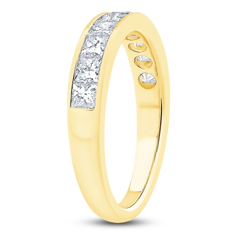 Main Image 2 of Diamond Anniversary Band 1-1/2 ct tw Princess 14K Yellow Gold