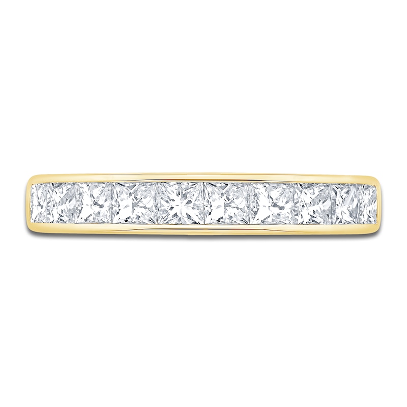 Main Image 3 of Diamond Anniversary Band 1-1/2 ct tw Princess 14K Yellow Gold