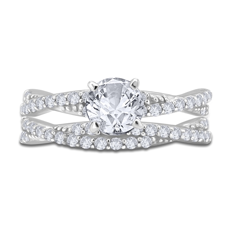Main Image 3 of Diamond Bridal Set 1-1/4 ct tw 14K White Gold