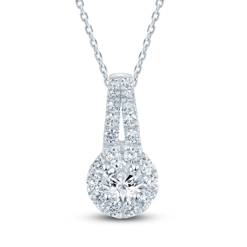 Main Image 1 of Pnina Tornai Diamond Pendant Necklace 5/8 ct tw 14K White Gold