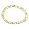 Thumbnail Image 0 of Solid Figaro Chain Bracelet 18K Yellow Gold 8.5" 6.9mm
