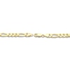 Thumbnail Image 1 of Solid Figaro Chain Bracelet 18K Yellow Gold 8.5" 6.9mm