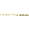 Thumbnail Image 2 of Solid Figaro Chain Bracelet 18K Yellow Gold 8.5" 6.9mm
