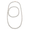 Thumbnail Image 1 of Freshwater Cultured Pearl Strand Necklace 14K Yellow Gold 36" 6.0mm