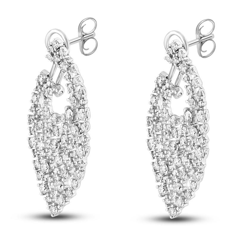 LALI Jewels Diamond Earrings 3 ct tw 14K White Gold