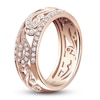 Thumbnail Image 2 of Kirk Kara Diamond Scroll Ring 3/8 ct tw 18K Rose Gold